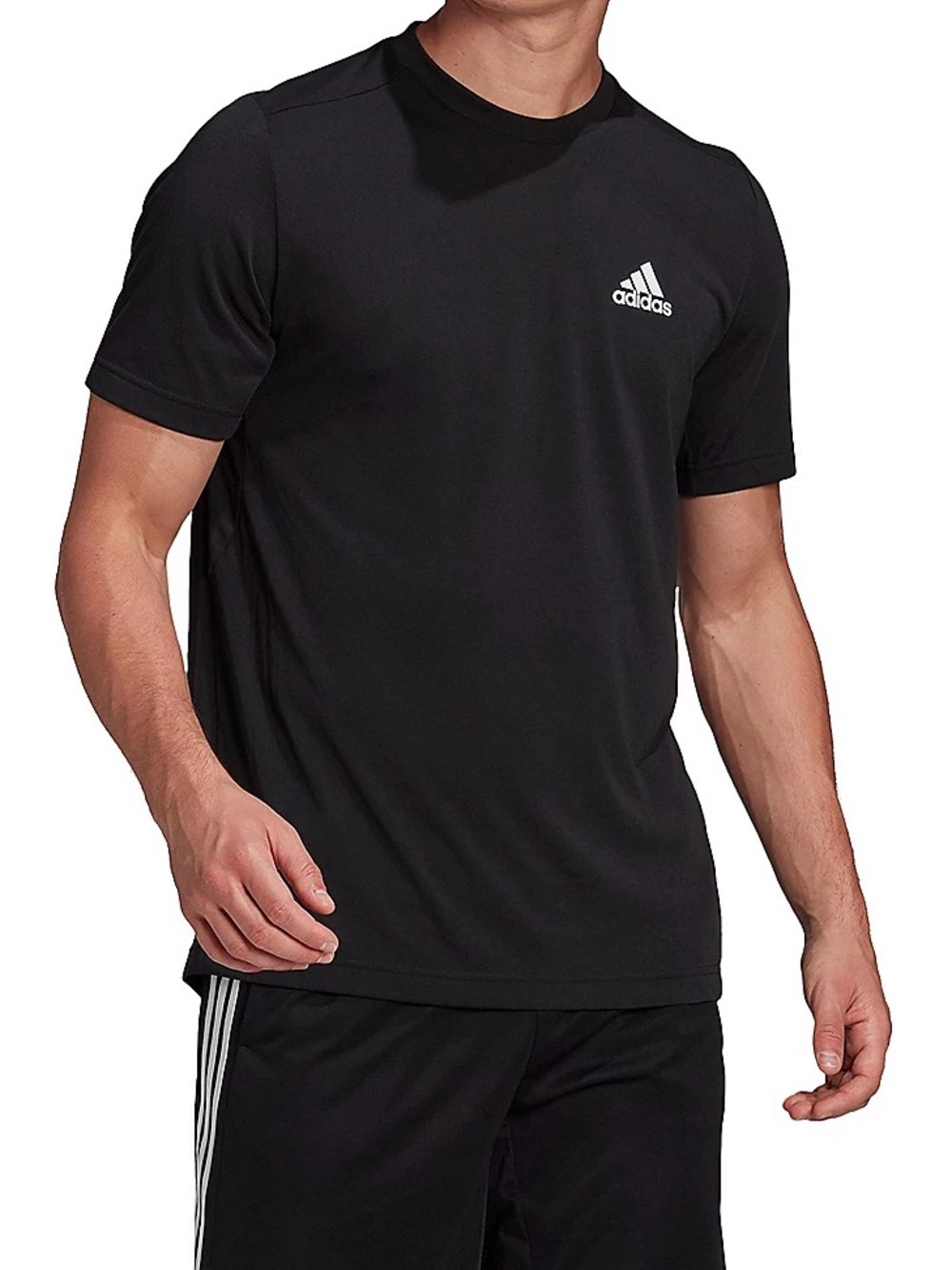 NWT AEROREADY DESIGNED TO MOVE FEELREADY SPORT TEE in Black